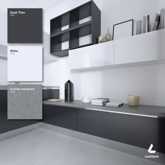 LAMINADO LAMITECH SIMIL FORMICA OPAK EXTRA MATE 0.7mm 1.22m X 3.06m y 1.22m X 2.44m